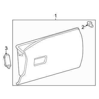 Toyota OE - Instrument Panel - Glove Box