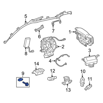 Toyota OE - Air Bag Impact Sensor