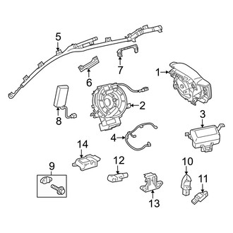 Toyota OE - Restraint Systems - Air Bag Components