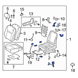 Toyota OE - Front Right Seat