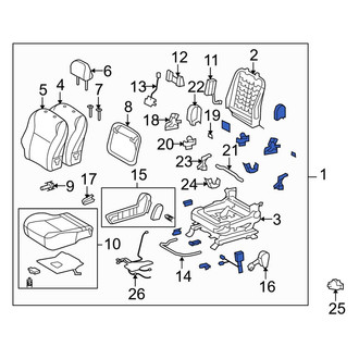 Toyota OE - Front Right Seat