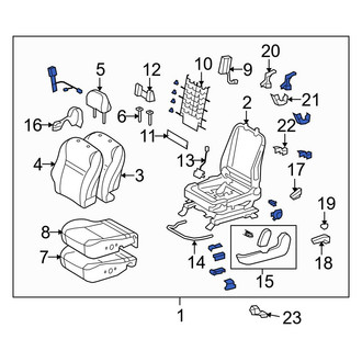 Toyota OE - Front Left Seat