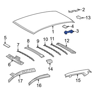 Toyota OE - Front Roof Panel Bracket