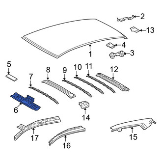 Toyota OE - Front Roof Header Panel