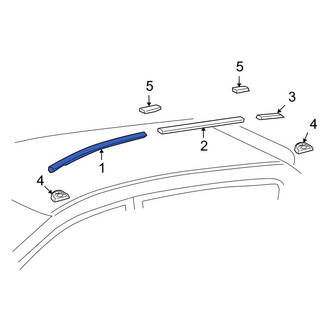 Toyota OE - Front Right Roof Drip Molding
