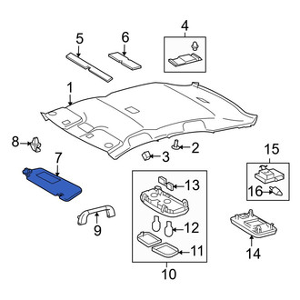 Toyota OE - Left Sun Visor