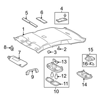 Toyota OE - Roof - Interior Trim (W/O Sunroof)