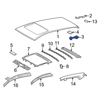 Toyota OE - Front Roof Panel Bracket
