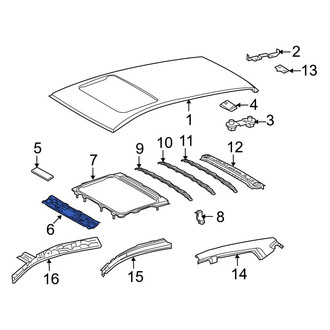 Toyota OE - Front Roof Header Panel