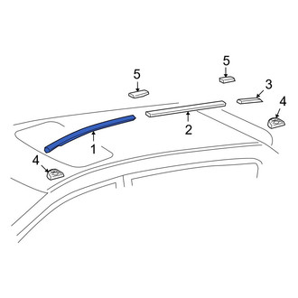 Toyota OE - Front Left Roof Drip Molding