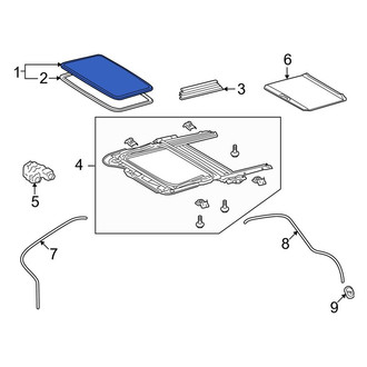 Toyota OE - Sunroof Glass