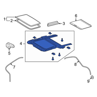 Toyota OE - Sunroof Frame