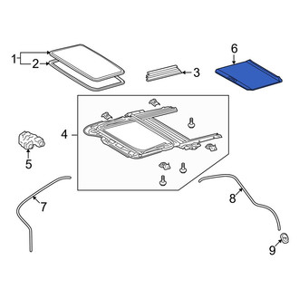 Toyota OE - Sunroof Cover