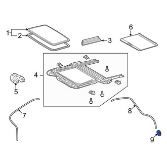 Toyota OE - Sunroof Drain Hose Grommet