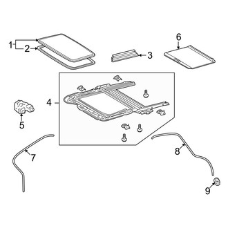 Toyota OE - Roof - Sunroof (With Sunroof)