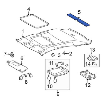 Toyota OE - Roof Insulator