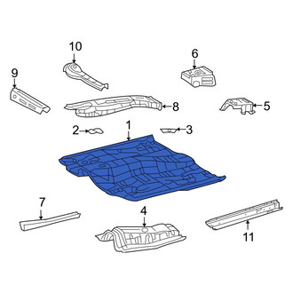 Toyota OE - Rear Center Floor Pan