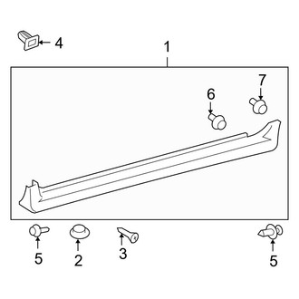 Toyota OE - Pillars, Rocker & Floor - Exterior Trim