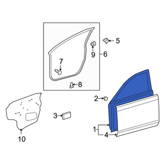 Toyota OE - Front Left Door Shell