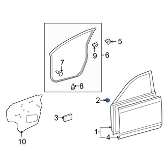 Toyota OE - Rear Door Stop