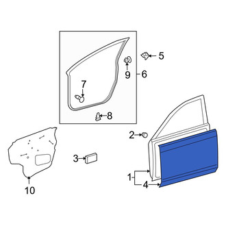 Toyota OE - Front Left Outer Door Outer Panel