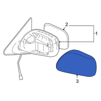 Toyota OE - Front Left Door Mirror Cover