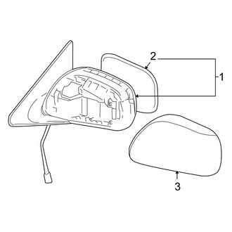 Toyota OE - Front Door - Outside Mirrors