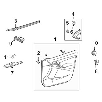 Toyota OE - Front Door - Interior Trim