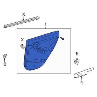 Toyota OE - Front Left Inner Door Interior Trim Panel
