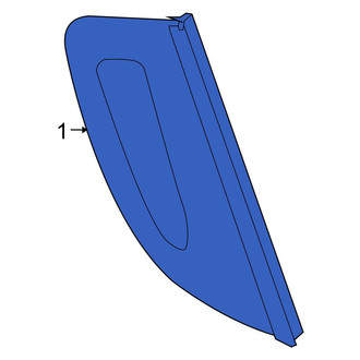 Toyota OE - Rear Left Quarter Glass