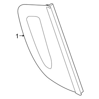Toyota OE - Quarter Panel - Glass