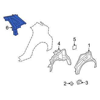 Toyota OE - Rear Left Inner Quarter Panel
