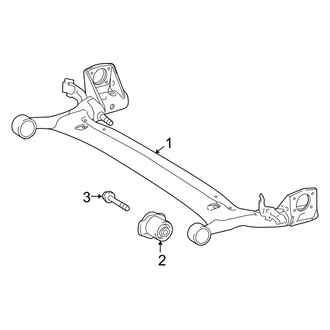 Toyota OE - Rear Suspension - Suspension Components (W/O Independent Suspension), (FWD)
