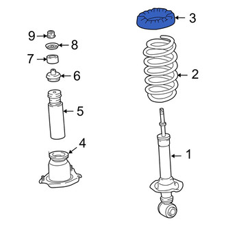 Toyota OE - Rear Upper Coil Spring Insulator