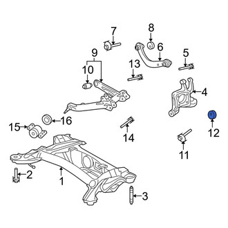 Toyota OE - Rear Alignment Camber Adjusting Eccentric