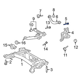 Toyota OE - Rear Suspension Knuckle Bolt