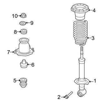 Toyota OE - Rear Suspension - Struts & Components (AWD)