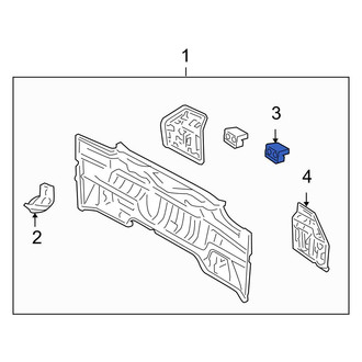 Toyota OE - Rear Body Panel Bracket