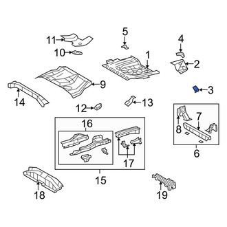 Toyota OE - Rear Left Floor Extension