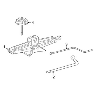 Toyota OE - Rear Body & Floor - Jack & Components