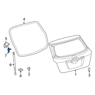 Toyota OE - Liftgate Support Strut Holder