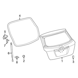 Toyota OE - Lift Gate - Gate & Hardware