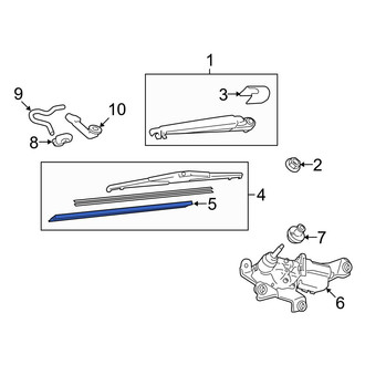 Toyota OE - Rear Wiper Blade