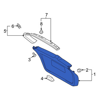 Toyota OE - Rear Liftgate Trim Cover