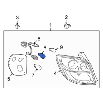 Toyota OE - Rear Turn Signal Light Bulb