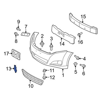 Toyota OE - Front Left Fog Light Trim