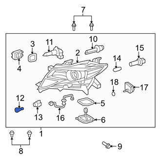 Toyota OE - Front Turn Signal & Parking Light Bulb