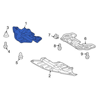Toyota OE - Front Right Radiator Support Splash Shield