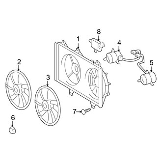 Toyota OE - Cooling Fan (3.5L)