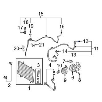 Toyota OE - A/C Refrigerant Line O-Ring